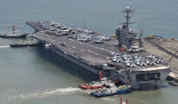 Tin tặc phao tin tàu sân bay Mỹ bị TQ bắn ở Biển Đông