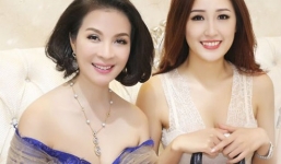 Mai Phương Thúy trắng muốt đọ sắc cùng đàn chị Thanh Mai