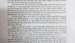 Nghi vấn giả mạo chữ ký của Thứ trưởng Bộ Tài nguyên Môi trường