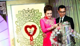 Á hậu Ái Châu hạnh phúc bên Huỳnh Đông trong lễ cưới bình dân