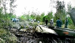 Máy bay quân sự UH-1 mất liên lạc sau 8 phút bay