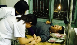 Minh Béo bất ngờ ngất xỉu khi đang quay sóng truyền hình