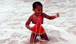 Ảnh độc thời thơ ấu của vợ chồng Tổng thống Obama