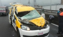Tài xế taxi kể lại khoảnh khắc bị máy bay Đài Loan quẹt trúng xe