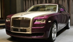 Rolls-Royce Ghost màu tím tuyệt đẹp của đại gia dầu mỏ