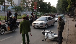 Tai nạn liên hoàn trên đường Láng, 4 người nhập viện