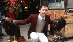 Thú chơi đại bàng Mông Cổ giữa Hà Nội