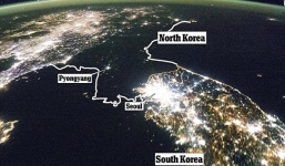 Triều Tiên phản pháo việc lãnh thổ tối om về đêm