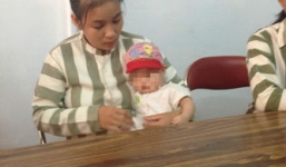 'Đẻ con để trốn án', nữ quái vẫn phải bế con đi 'trả án'