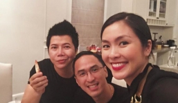 Bắt gặp Tăng Thanh Hà rạng rỡ ở giai đoạn cuối thai kỳ