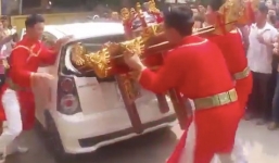 'Kiệu bay đâm vỡ kính ô tô là lợi dụng tâm linh'