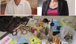 Hai đối tượng giả 'thánh cô', bán 'thần dược' bằng bột nghệ