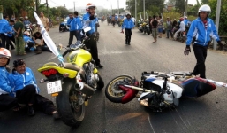 Tạm giữ nam thanh niên tông chết người hộ tống đoàn đua ở Bình Dương