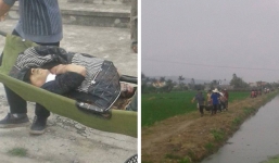 Nam thanh niên nằm giữa cánh đồng với hàng trăm vết thương