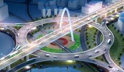 Cận cảnh cầu vượt 3 tầng đầu tiên của Việt Nam