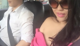 Phi Thanh Vân hạnh phúc khoe ông xã tặng xế hộp xịn