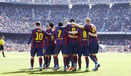 Barca dẫn đầu châu Âu về khoản ghi bàn