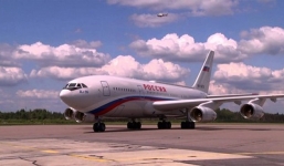 Nội thất dát vàng trong chuyên cơ của Tổng thống Nga Putin