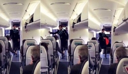 Video: Nữ tiếp viên hàng không nhảy cực sôi động trên máy bay