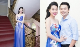 Lê Khánh lộng lẫy bên chồng mới cưới tại lễ trao giải Mai Vàng