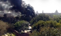 Cháy lớn tại tòa nhà Quốc hội Ấn Độ