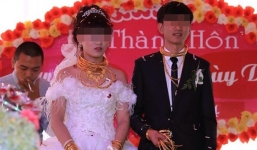 Đám cưới đại gia Việt: Cô dâu chú rể dát 100 cây vàng lên người