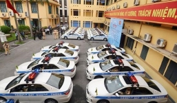 Cận cảnh dàn xe mới của Công an Hà Nội do Nhật Bản tài trợ