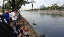 Xác nam thanh niên nổi lềnh bềnh trên kênh, bốc mùi hôi thối