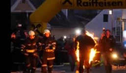 Người đàn ông tự thiêu chạy 200m lập kỷ lục thế giới