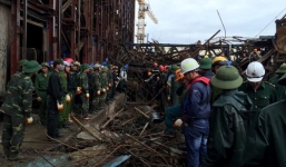 Vụ sập giàn giáo ở Vũng Áng: Bộ Xây dựng đề nghị đình chỉ thi công, điều tra nguyên nhân