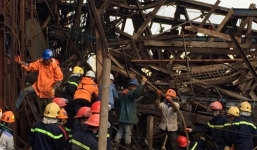 Vụ sập giàn giáo ở Vũng Áng: Thủ tướng yêu cầu khẩn trương tìm kiếm người mắc kẹt