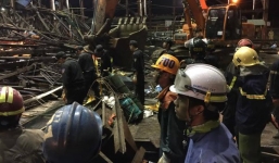 Vụ sập giàn giáo ở Vũng Áng: Kết thúc cứu nạn, xác định 13 người chết