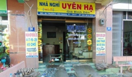 Cháy nhà nghỉ, nhiều người nhảy từ tầng 3 thoát thân