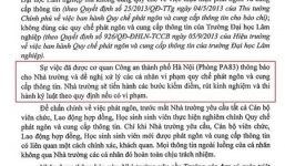 Thực hư thông báo phát ngôn chặt cây xanh của Đại học Lâm nghiệp