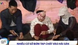 Phát hiện bơm tạp chất vào tôm tại cơ sở quy mô lớn