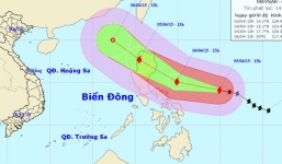 Bão Maysak: Công điện khẩn đối phó cơn bão gần biển Đông
