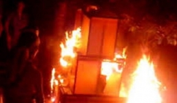 Cãi nhau với vợ cũ, chồng đổ xăng đốt con gái 7 tuổi