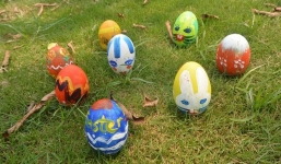 Học sinh hào hứng với giờ học ngoại khóa về lễ hội