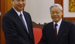 Tổng Bí thư Nguyễn Phú Trọng hội đàm với ông Tập Cận Bình