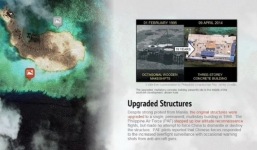 Trung Quốc bồi đắp trái phép ở bãi Vành Khăn