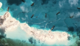 Bằng chứng cho thấy Trung Quốc đẩy nhanh cải tạo đất tại Đá Vành Khăn