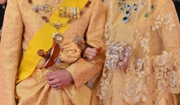 Choáng với đám cưới 'ngập' vàng và kim cương của Hoàng tử Brunei