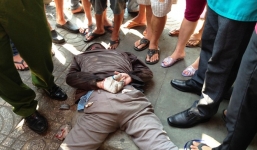 Chém loạn xạ vào người truy bắt, tên cướp vàng bị đánh nhừ tử