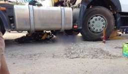 Nữ sinh Hải Phòng bị cuốn vào gầm container chết thảm