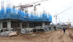 Hình ảnh tiến độ dự án Goldmark City tính đến tháng 4/2015