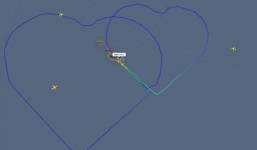 Phi công vẽ trái tim tỏ tình trên bầu trời đảo Malta