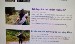 Vụ “bắt được cá tầm khủng”: Người trong cuộc lên tiếng