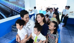 MC Phan Anh lần đầu công khai vợ đẹp và ba con