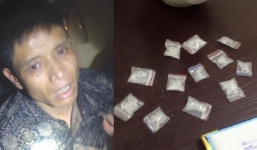 Đối tượng xăm trổ mua 12 gói ma túy về nhà sử dụng