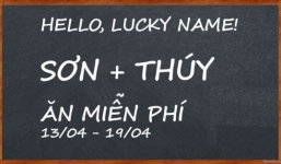 Nhà hàng Cầu Giấy: Miễn phí 100\% suất buffet cho người tên Thúy, Sơn